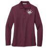 Ladies Silk Touch Long Sleeve Polo Thumbnail