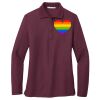 Ladies Silk Touch Long Sleeve Polo Thumbnail